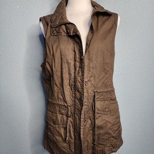 Olive green vest